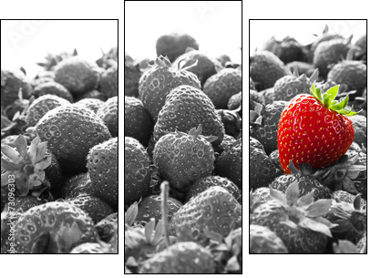 Business Advertising. Stand Out. Business concept.  - Obraz trzyczęściowy, Tryptyk
