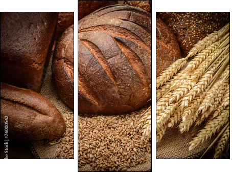 The Bread  - Obraz trzyczęściowy, Tryptyk