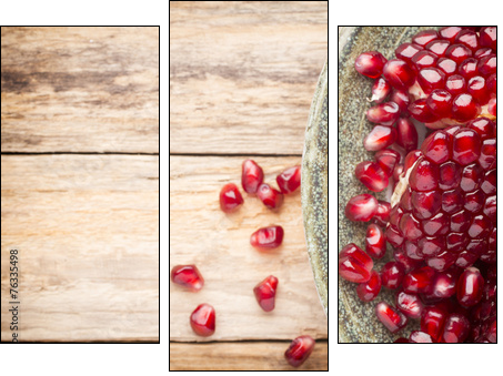 Pomegranate.  - Obraz trzyczęściowy, Tryptyk