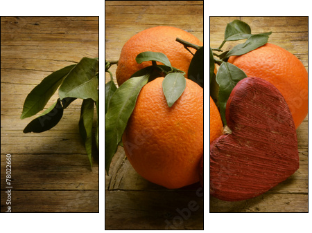 Appelsiner pÃ¥ jakt etter ekte kjÃ¦rlighet  - Obraz trzyczęściowy, Tryptyk