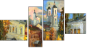 Fortyk - Obraz czteroczęściowy