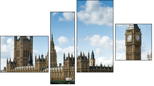 Westminster – królewska siedziba made in GB
 - Obraz czteroczęściowy, Fortyk