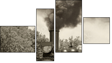 Vintage lokomotywa
 - Obraz czteroczęściowy, Fortyk