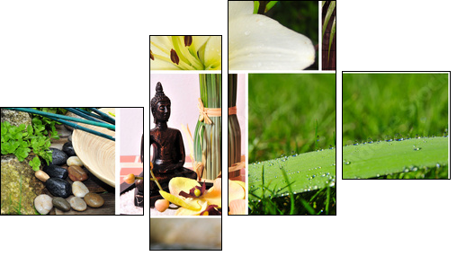 Azjatyckie wellness – spa w klimacie medytacji
 - Obraz czteroczęściowy, Fortyk