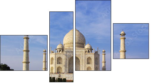 Tadż Mahal na skraju dnia
 - Obraz czteroczęściowy, Fortyk