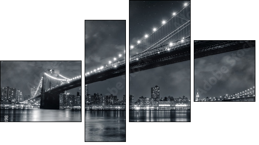 Most Brookliński w pełni nocy
 - Obraz czteroczęściowy, Fortyk