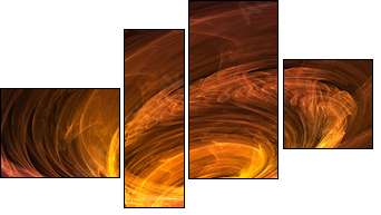 Tornado ognia – grafika
 - Obraz czteroczęściowy, Fortyk