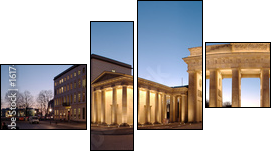 Brama Brandenburska
 - Obraz czteroczęściowy, Fortyk