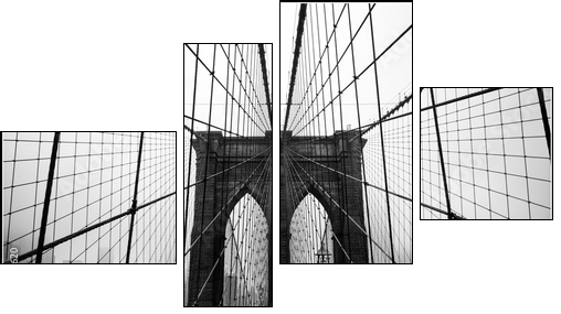 Brooklyn bridge - Obraz czteroczęściowy, Fortyk