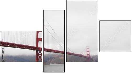 W krętej drodze do San Francisco
 - Obraz czteroczęściowy, Fortyk