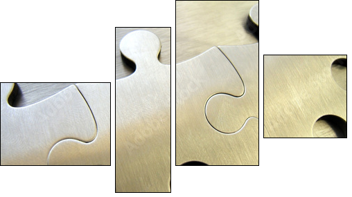 Stalowe puzzle
 - Obraz czteroczęściowy, Fortyk