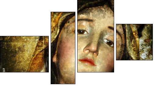 virgin maria  - Obraz czteroczęściowy, Fortyk