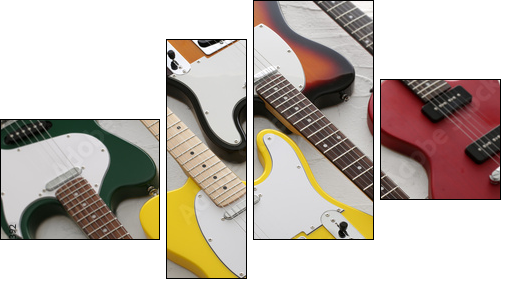 guitar music  - Obraz czteroczęściowy, Fortyk