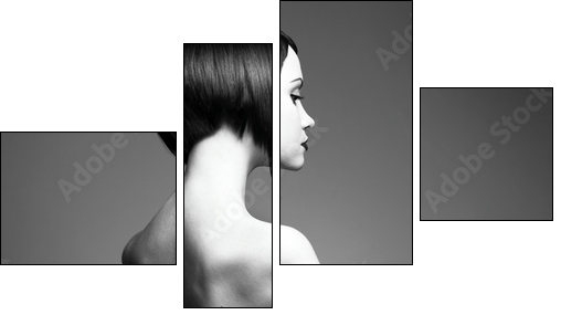 Kobieta – elegancka symetria
 - Obraz czteroczęściowy, Fortyk