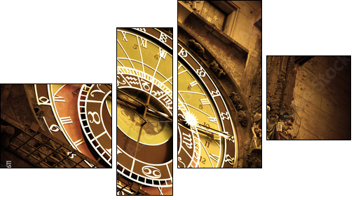 Praga – zegar astronomiczny: wycieczka do gwiazd
 - Obraz czteroczęściowy, Fortyk