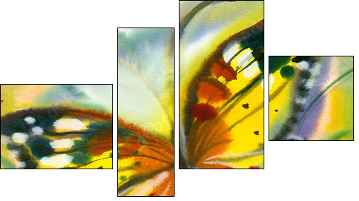 butterfly  - Obraz czteroczęściowy, Fortyk