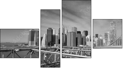 Taxi w Nowym Jorku – kurs do biznesowego centrum świata
 - Obraz czteroczęściowy, Fortyk