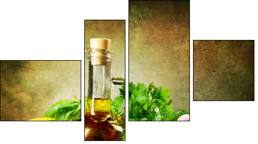 Oliwa aromatyzowana zdrowymi przysmakami
 - Obraz czteroczęściowy, Fortyk