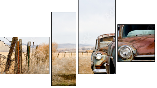 Samochody retro – amerykańska prowincja
 - Obraz czteroczęściowy, Fortyk