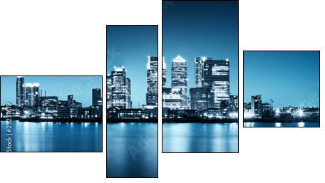 Canary Wharf – Londyn biznesowo
 - Obraz czteroczęściowy, Fortyk