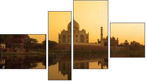 Tadż Mahal – świątynia miłości w blasku słońca
 - Obraz czteroczęściowy, Fortyk