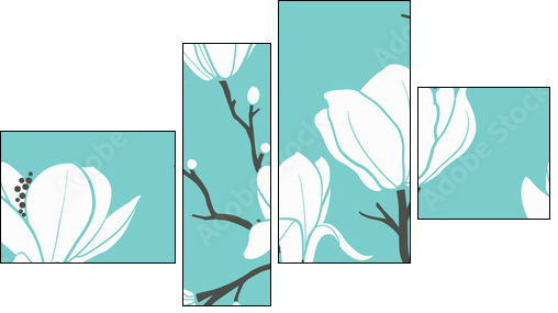Stalowe magnolie – grafika
 - Obraz czteroczęściowy, Fortyk