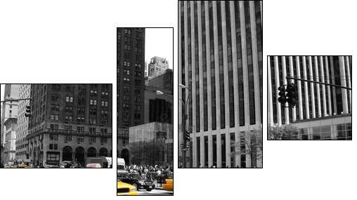 Żółta taksówka – Nowy York w akcji
 - Obraz czteroczęściowy, Fortyk