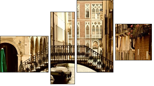 Wenecja: kurs gondolą przez kanały
 - Obraz czteroczęściowy, Fortyk