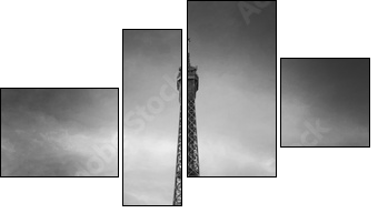 Wieża Eiffela okiem turysty – artysty
 - Obraz czteroczęściowy, Fortyk