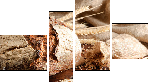 Pachnący, wiejski chleb
 - Obraz czteroczęściowy, Fortyk