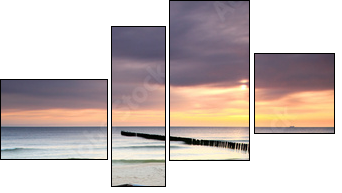 Plaża o poranku – portret medytacji w słońcu
 - Obraz czteroczęściowy, Fortyk