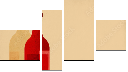 Francuskie wino
 - Obraz czteroczęściowy, Fortyk