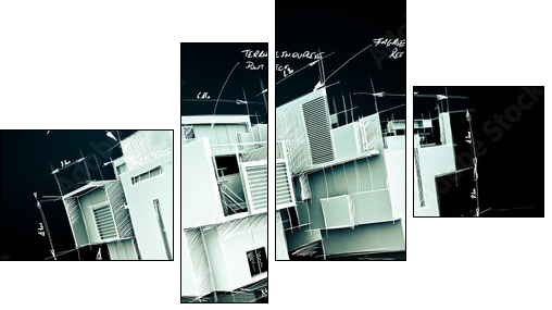 Architektura – siła wyobraźni
 - Obraz czteroczęściowy, Fortyk