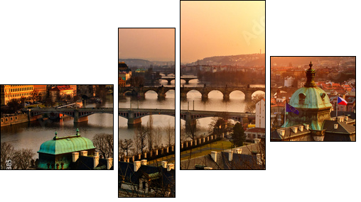 Romantyczne Czechy – Praga w słońcu
 - Obraz czteroczęściowy, Fortyk
