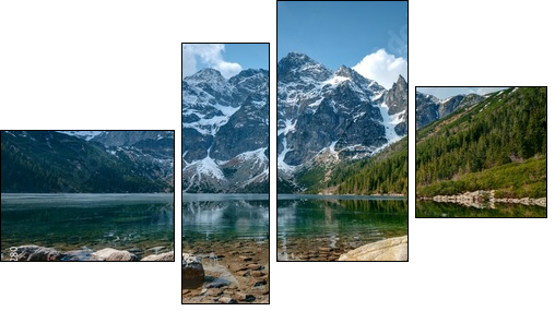 Morskie Oko – Tatry: dobre i Polskie
 - Obraz czteroczęściowy, Fortyk