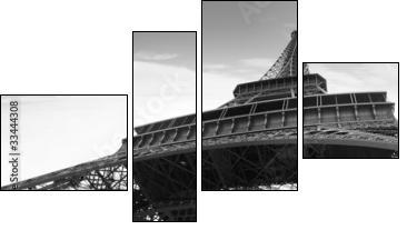 Magiczny symbol Paryża- wieża eiffla
 - Obraz czteroczęściowy, Fortyk