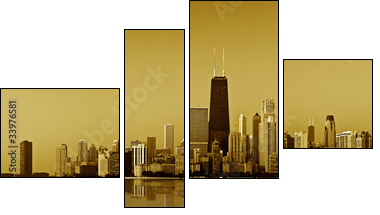 Złote wybrzeże-Chicago
 - Obraz czteroczęściowy, Fortyk