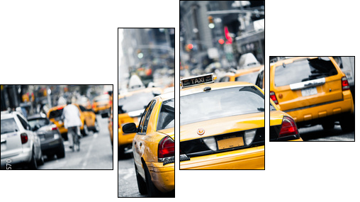 Żółte taksówki – symbol Wielkiego Jabłka
 - Obraz czteroczęściowy, Fortyk