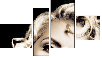 Portret z twarzą Marilyn Monroe
 - Obraz czteroczęściowy, Fortyk