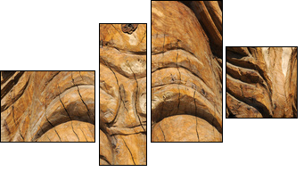 Kreta – twarz wyrzeźbiona w drewnie oliwnym
 - Obraz czteroczęściowy, Fortyk