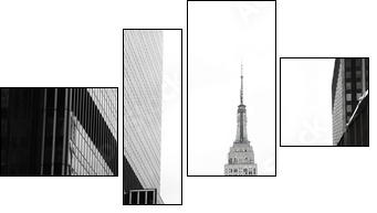 Taksówką na Empire State Building 
 - Obraz czteroczęściowy, Fortyk