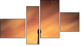 Wieża Eiffela w roli głównej
 - Obraz czteroczęściowy, Fortyk
