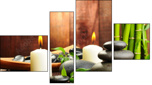 spa concept  - Obraz czteroczęściowy, Fortyk