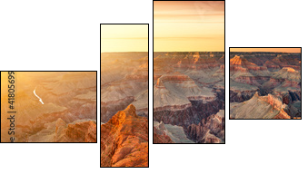 Grand Canyon  - Obraz czteroczęściowy, Fortyk