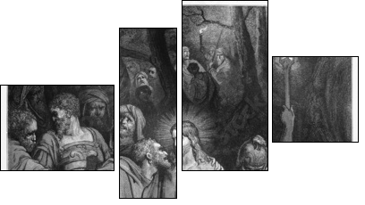The Kiss of Judas  - Obraz czteroczęściowy, Fortyk