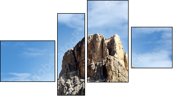 Dolomiti Italia - Passo Giau  - Obraz czteroczęściowy, Fortyk
