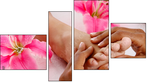 Massage  - Obraz czteroczęściowy, Fortyk