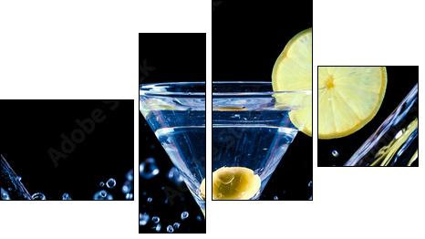 fresh coctail  - Obraz czteroczęściowy, Fortyk