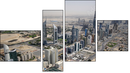 Dubaj – kopalnia pieniędzy na pustyni
 - Obraz czteroczęściowy, Fortyk