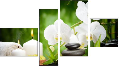 spa concept  - Obraz czteroczęściowy, Fortyk